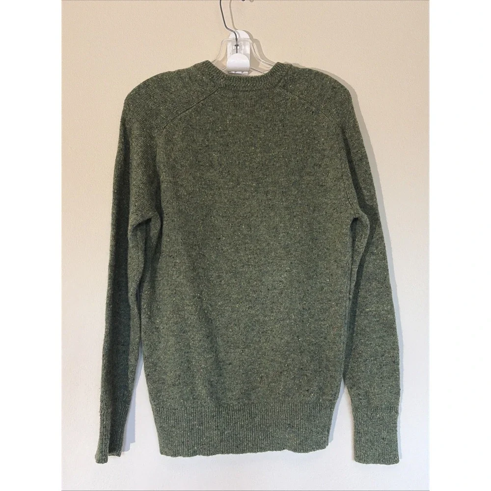 Bonobos Green Crewneck Wool Nylon Casual Jumper Pullover Sweater Mens Medium
